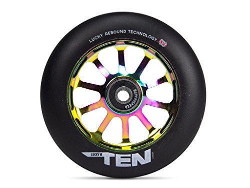 Lucky TENS 120mm Pro Stunt Scooter Wheel (Single) - Neochrome / Black