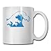 Produktbild Daawqee Becher Coffee Mug 11oz Funny Cup Milk Juice Or Tea Cup Powerful Wave Birthday