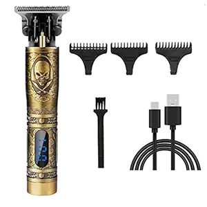 Professional Men Hair Trimmer, Zero Gapped Cordless Hair Trimmer, Rechargeable T-Blade Haircut & Grooming Kit line up edgers Clippers for Men Home Use