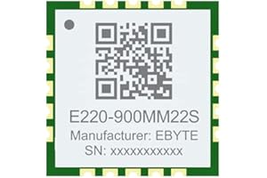 EBYTE 868MHz 915MHz Lora LLCC68 Drahtloses RF-Modul E220-900MM22S Niedriger Stromverbrauch 22dbm Große Reichweite 5,5KM Kleinere Größe Antenne Stanzlöcher