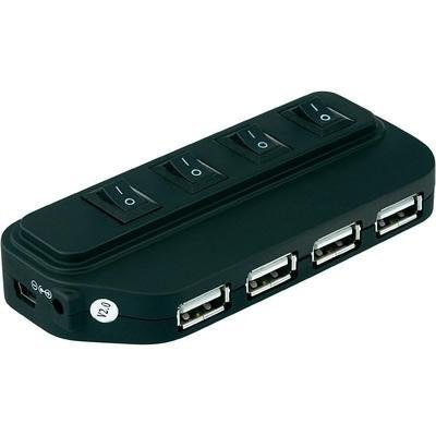 4 Port USB 2.0 Hub Schaltbar