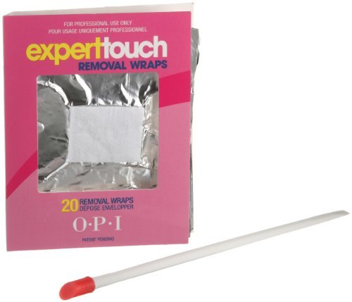 OPI Expert Touch Removal Wraps for Women 20 Piece