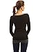 PattyBoutik Mama Trim Scoop Neck Maternity Tunic Top (Black with Grey 8/10)