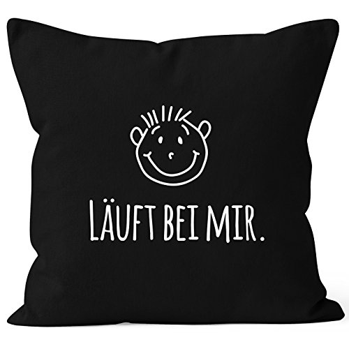 Kissen-Bezug, Kissen-Hülle, Deko-Kissen, 40x40, Baumwolle, Moonworks® schwarz unisize