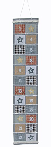Wurm KG Calendario de Adviento Fieltro 150 cm Gris (24353 W)