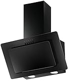  Dunstabzugshaube KH-GSH-60B Glas schwarz Kopffreihaube LED 60cm Schräg