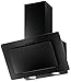 Produktbild Dunstabzugshaube KH-GSH-60B Glas schwarz Kopffreihaube LED 60cm Schräg