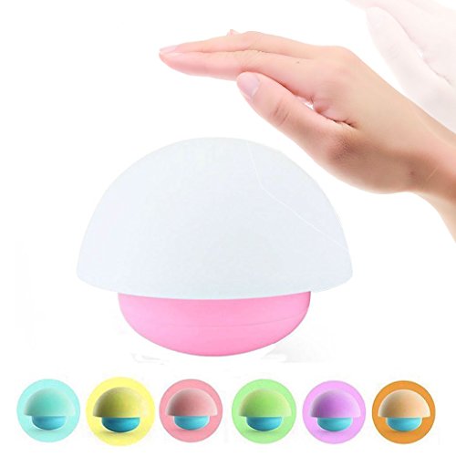 LED Nachtlicht, BestFire LED Berührungssensor dimmare Atmosphären-Lampe, Mini Stimmung Lampe, Pilz Lampe, Yoga Lampe Mushroom Lampe Bettlampe Tumbler mit 3 Heiligkeitstufen, dimmbares Warmweiß/Farbwechsel mit Touch Schalter für Babys Zimmer,Schlafzimmer, Wohnräume, Camping, Picknick Indoor/Outdoor