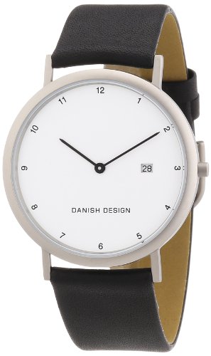 Danish Design Herren-Armbanduhr XL Analog Quarz Leder 3316313