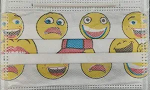 3 Ply Disposable Kids Face Mask - Elastic 50 Nos In a Pack