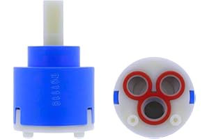 Bluewater Armaturen Universal Keramik Hochdruck Kartusche 35 mm 121894 – Ersatzteil für viele Hochdruck-Wasserhähne | Für Küchenarmaturen, Badarmaturen, Duscharmaturen, Bidetarmaturen