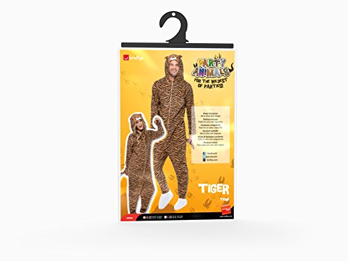 Smiffys Adult Unisex Tiger Costume, All In One Jumpsuit, Size: L, Color: Brown and Black, 55002 reviews Smiffys Adult Unisex Tiger Costume, All In One Jumpsuit, Size: L, Color: Brown and Black, 55002