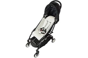 FUN*DAS BCN Fundas BCN® F191/0393 - Coussin de Siège pour Poussette BabyZen Yoyo + Protège-Harnais de Sécurité - Kodak Stripes