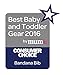 Zippy Bandana Dribble Bibs, Super Absorbent For Teething Babies, Fits Newborn To Toddler, Award Winning, 4 Pack (Unisex Grey and White)