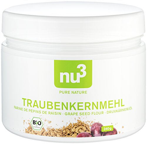 Preisvergleich Produktbild nu3 Bio Traubenkernmehl, 240g