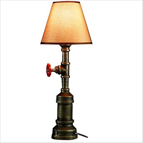 Desk Lamps American Village Creative LED Retro Desktop Light Bar Café Industrial Fountain Tube Lamps Desk Bedside Lamps desktop table lamp