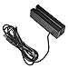 Price comparison product image Zerone Portable MSR90 USB Credit Card Reader,Mini Triple Tracks Magnetic Swipe Card Reader
