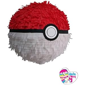 Pinata pokeball. Pinata pokemon 3D (Optionaler Stick)