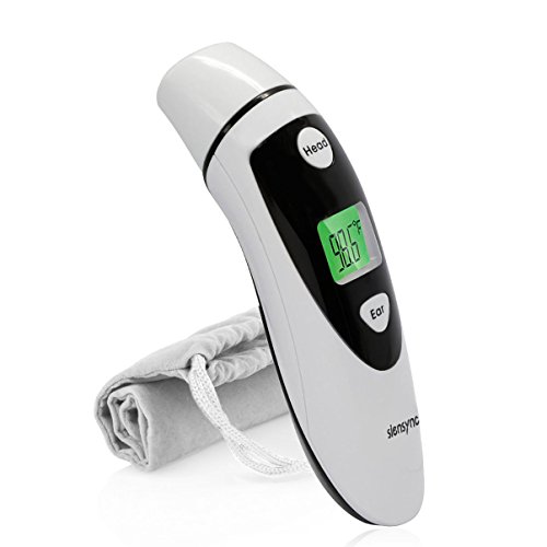 Siensync Infrarot Thermometer, Stirn Und Ohr Fieberthermometer, Bescheinigt FDA / CE / ISO Digitale Baby Thermometer Sofortige Lesen Dual Modi Ohrthermometer Für Kinder, Babys Und Erwachsenen