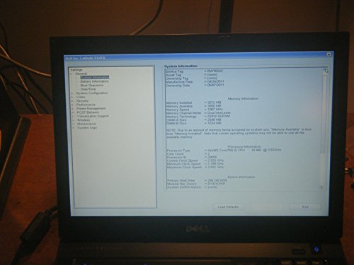 Dell Latitude E6410 W7 14 1  LED Intel i5-520M Dual-Core 2 4GHz 4GB 250GB DVD  RW