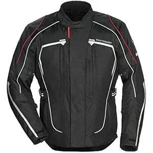 Tourmaster Advanced Men's Textile Motorcycle Jacket (Black, Medium)