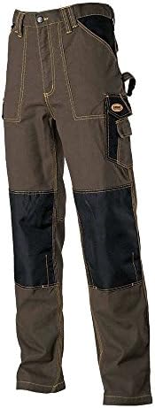 Logic System Trousers Long Cotton Mud Summer 240 gr/mq Tearproof Breathable Side Pockets Knee Pads Black Cordura Construction Mechanical Hunting Fishing antinfortunistica DPI Clothing Technical Work Leisure Dress