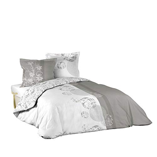 Douceur D'Intérieur - 1640548, Funda De Edredon 2 Personas, 240 X 220 Cm, Bubbles, Estampado 57 Hilos Allover