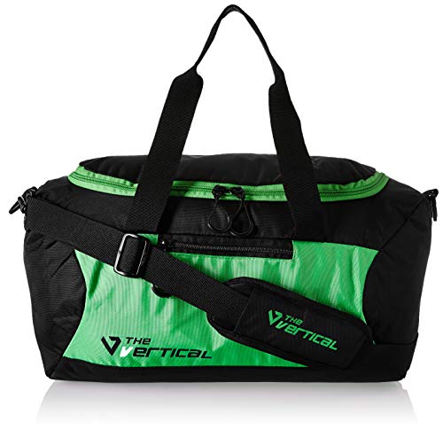 The VerticalImpetus Polyester 50 cms Black and Green Travel Duffle (8903496091366)