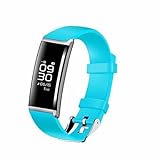 Lemumu X7 Men's Frau Bluetooth Schickes Armband/Smar twatch/Sport Schrittzähler für Ios Android Telefon, Schwarz