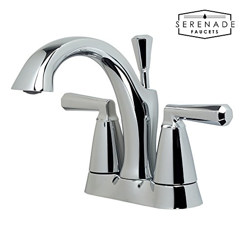 Preisvergleich Produktbild Serenade Zweigriff Bad Wasserhahn, gebürstetes Nickel stl01-pc