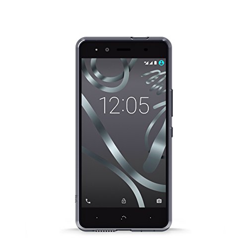 BQ E000635 - Funda para Aquaris X5 poliuretano flexible laterales semitransparentes color negro BQ E000635 - Funda para Aquaris X5 poliuretano flexible laterales semitransparentes color negro