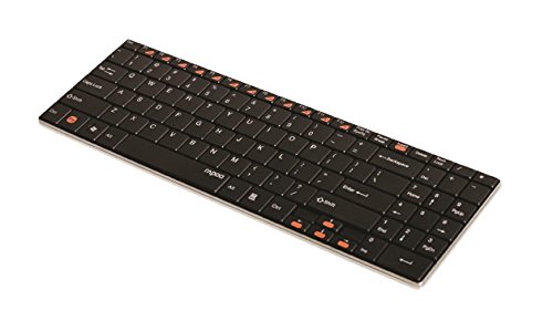 Preisvergleich Produktbild Rapoo E9070 RF Wireless QWERTZ Schweiz Schwarz - Tastaturen (Standard, Kabellos, RF Wireless, QWERTZ, Schwarz)