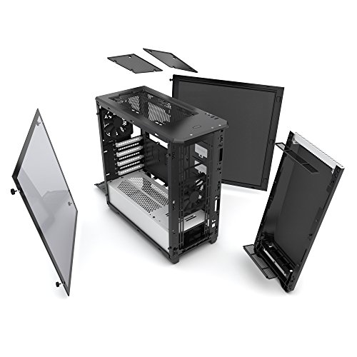 Phanteks Eclipse P400S Tempered Glass Midi-Tower Negro  Color blanco carcasa de ordenador - Caja de ordenador  Midi-Tower  PC  Acrilonitrilo butadieno estireno  ABS   Vidrio  Acero  ATX EATX Micro-ATX Mini-ATX  Negro  Blanco  Multi 