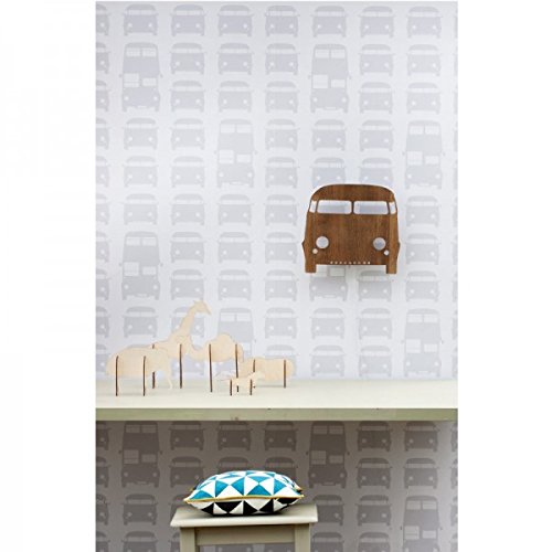 Preisvergleich Produktbild Ferm Living Rush Hour Wallpaper - Grey