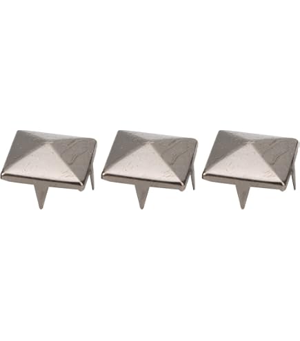 CiShow 800-delige Piramideklinknagelset – Vierkante Sierklinknagels 7/10 Mm Met Vingerhoed En Boorkegel, Voor Kleding, Schoenen En DIY-projecten (brons + Zilver)