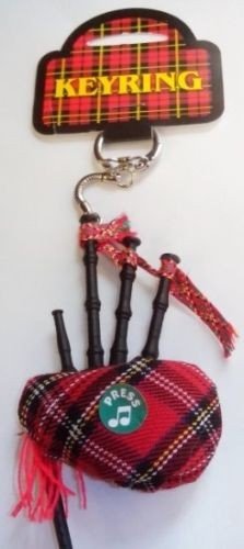 Preisvergleich Produktbild Tartan bagpipe Musical Key ring