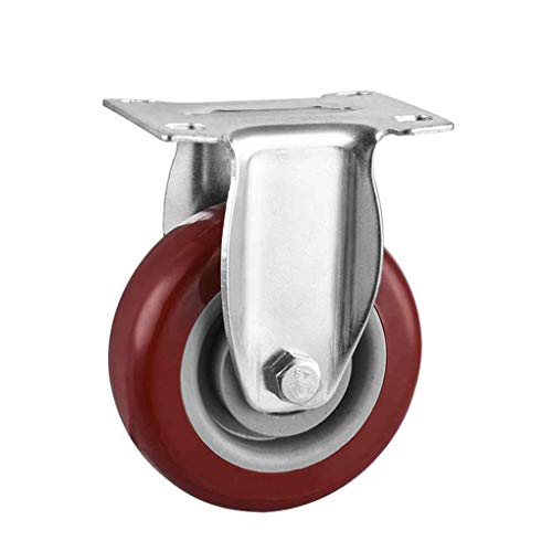 Preisvergleich Produktbild Morza Directional Stützrad Doppelwellen-Kunststoff-Medium Festrad Ersatz für Küchengeräte Werkzeugwagen Regal