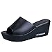 Produktbild VECDY Schuhe Damen, Flache Dicke Untere Schuhe Slip On Stiefeletten Casual Plattform Sportschuhe Elegant Freizeitschuhe Flache Schuhe Laufschuhe