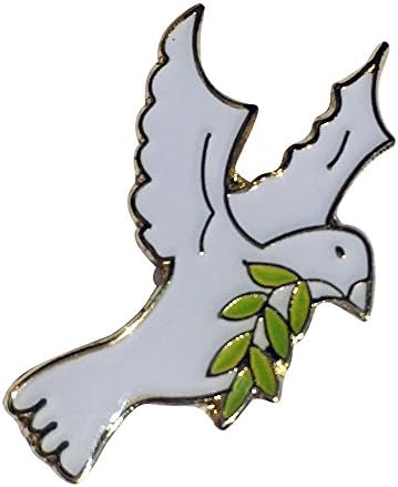 Dove of Peace Badge - Enamel Pin Badge - Spread 'Peace' - Iconic Collection