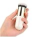 VONISA Pro Makeup Liquid Foundation Brush Bronzer Concealer Brush Make Up Blusher Brush Angled Buffer Contour Brush Lollipop Round Makeup Brushes Beauty Cosmetics Tool BB Cream Brush CC Cream Brush Kit