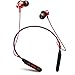 Produktbild CWW Magnet-Absorption Wireless Mobile Bluetooth Headset Wasserdichter Metall Hängenden Hals In-Ohr Typ Schweren Bass-Effekt,Red