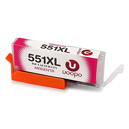 Uoopo Canon PGI-550XL CLI-551XL Kompatibel Druckerpatronen, Multipack Patrone Kompatibel mit Canon Pixma MX925 MX725 IP7250 IP7200 MG5650 MG5450 MG5550 MG6450 MG6650 MG5400 MG7500 IX6850 Drucker. 5 Farbe (6PGBK 3 Schwarz 3 Cyan 3 Magenta 3 Gelb) - 6
