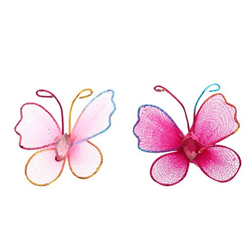 FENICAL Gemischte Farbe Strumpf Schmetterlinge Hochzeit Party Dekor - 3