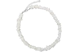 Aosbset Collier ras du cou en coquillage Puka pour homme et femme - Cadeau pour la Saint-Valentin, Noël