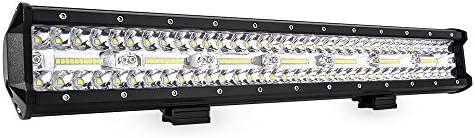 MICTUNING 20" Triple Row LED Work Light Bar Spot Flood 21,000 Lumens Weatherproof for Off Road Driving Light Fog Roof Bumper Lamp - 2 Years Warranty