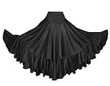 falda flamenca negra amazon Falda flamenca ideal para los cursos de flamenco o sévillane.