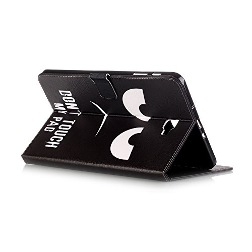Romtronic Cute Colorful Flip Tasche PU Leder Abdeckung Stand Schutzhülle für Samsung Galaxy Tab A6 10.1 Pouces SM-T580 / SM-T585 + 1 x Schwarz Styluss (Design 15) - 4