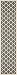 Produktbild Safavieh "samanna" Indoor-/Outdoor Teppich, anthrazit/beige, 68 x 243 x 0,64 cm