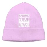 Richard Lyons Momen's Screw Lab Safety I Want Superpowers Warm Street Dance Pink Beanies Skull Hat