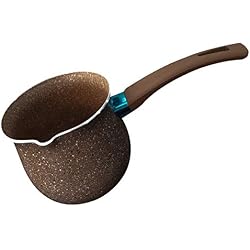 Skyiy Casserole à Lait Anti-adhésive avec poignée Unique, 8cm